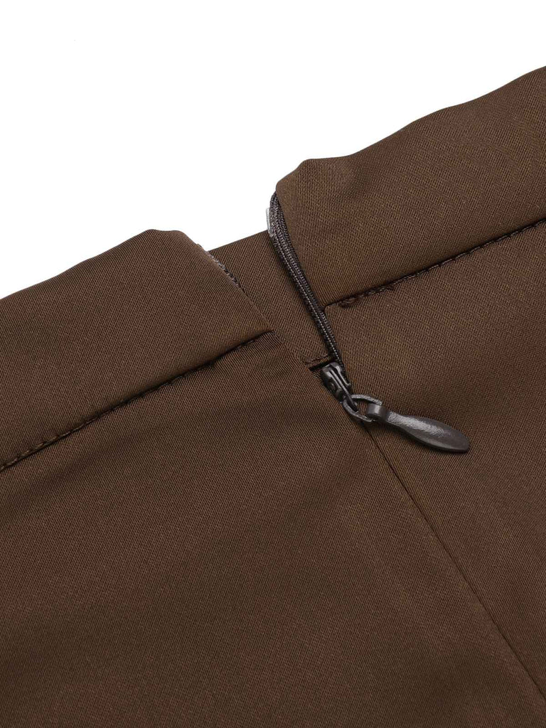 Kaffee 1940er High Waist Solid Rock