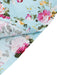 1950er Floral Schnürung Schulter V-Ausschnitt Swing Kleid