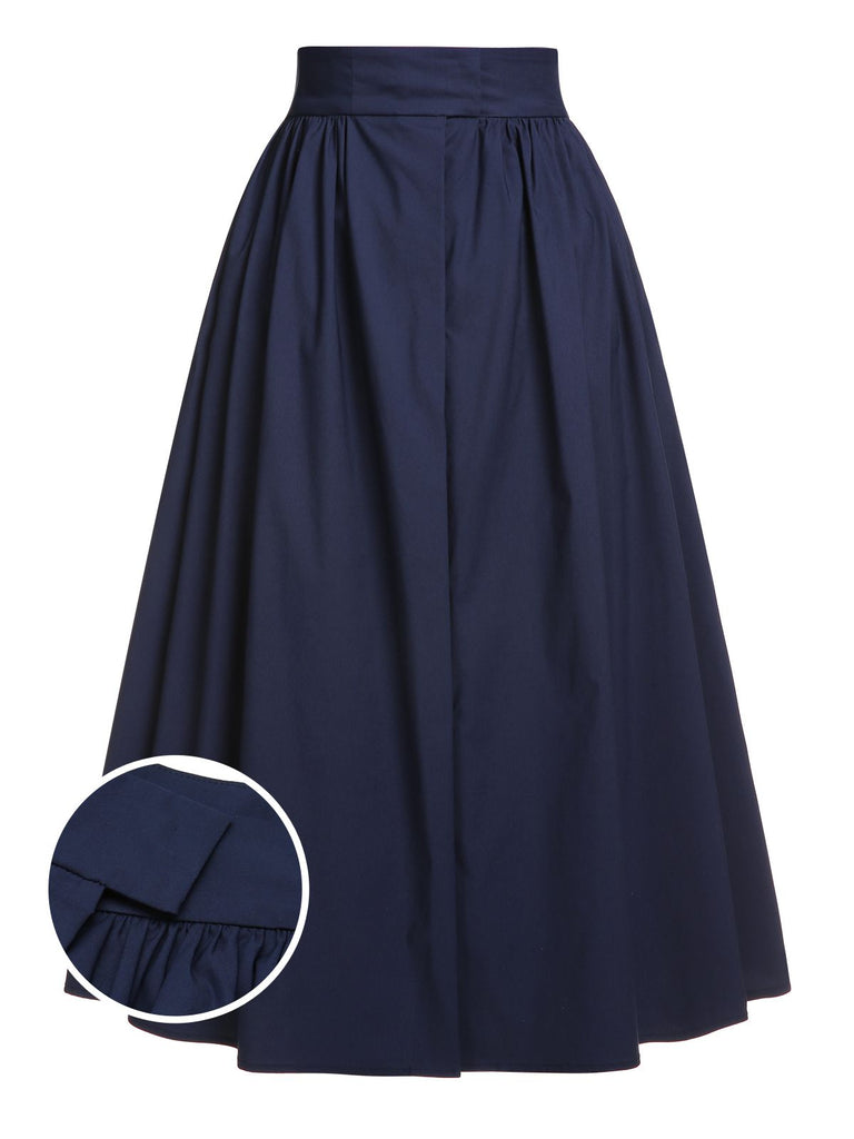 3PCS Rosa 1960er Schleifenbluse & Spaghettikleid & Regenschirm-Rock