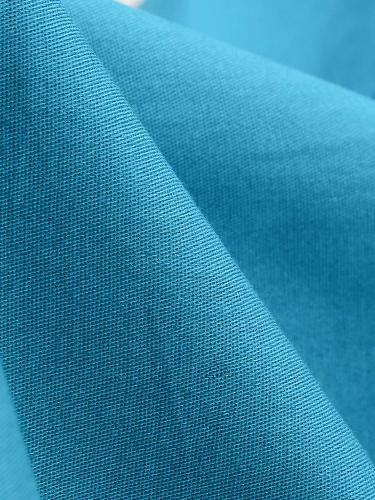 1950er Stehkragen Polka Dot Flared Klied