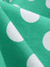 1950er Stehkragen Polka Dot Flared Klied