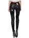 Schwarze Halloween Spinnennetz Leggings