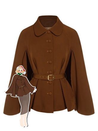 Kamelfarbener 1940er Reversmantel