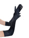 Rot Vintage Solid Satin Lange Handschuhe