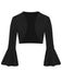 1950er Solide Weihnachten Trompete ärmlig Jacke