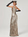 1920er Paillettenbesetztes bodenlanges Charleston Kleid