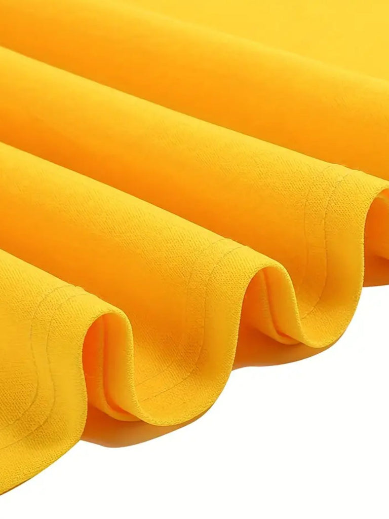 1940er Solides Taillenbinde A-Linie Rock