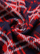 Multicolor 1960er Gestricktes Bleistiftkleid mit Karomuster