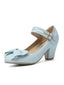 VINTAGE BOW HOHE ABSATZ SCHUHE
