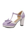 CHUNKY HEELS MARY JANE SCHUHE