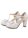 CHUNKY HEELS MARY JANE SCHUHE