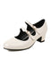 MARY JANE-SCHUHE MIT DOPPELSCHNALLENABSATZ