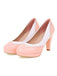 MARY JANE PATCHWORK HIGH HEELS SCHUHE