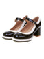 MARY JANE PATCHWORK HIGH HEELS SCHUHE