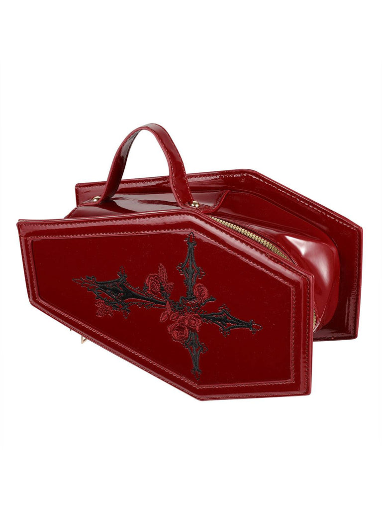 WEINROTE HALLOWEEN SARGTASCHE