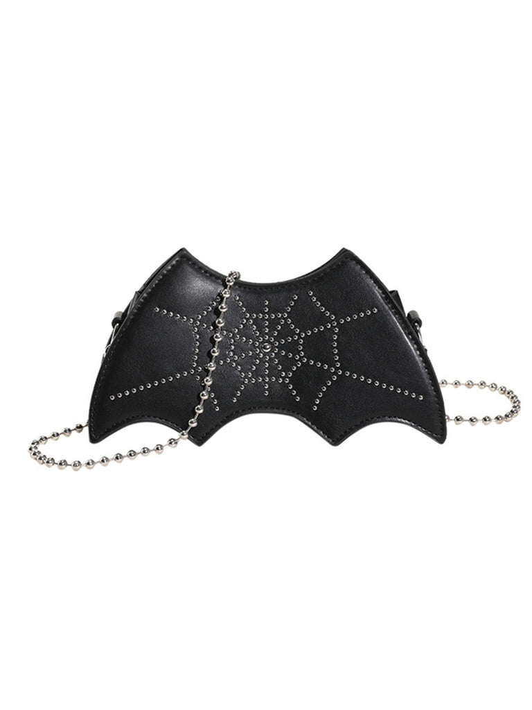 Halloween Diamant Spinnennetz Fledermaus Form Tasche