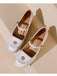 Lackleder Mary Jane Schuhe mit dickem Absatz