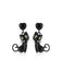 Vintage Katzen Halloween Ohrstecker