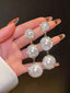 Vintage Perlen Diamant Ohrring