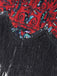 BLAU 1920ER VINTAGE FRANSEN FLAPPER KLEID