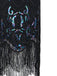 SCHWARZ 1920ER VINTAGE FRANSEN FLAPPER KLEID