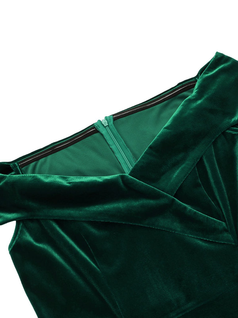 WEINROT SCHULTERFREI PENCIL KLEID