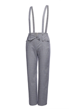 GRAU VINTAGE PLAID JUMPSUIT