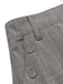 GRAUER PLAID ROCK MIT GÜRTEL
