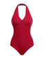 ROTER EINTEILIGER VINTAGE BODY