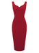 FESTES BLEISTIFTKLEID MIT HERZKRAGEN