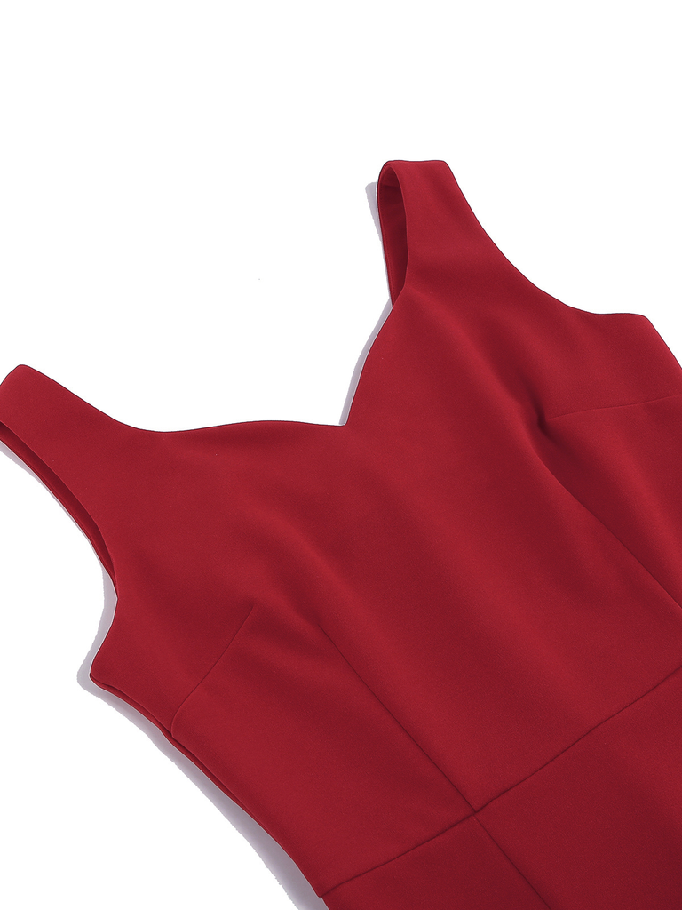 FESTES BLEISTIFTKLEID MIT HERZKRAGEN