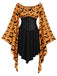 HALLOWEEN GOTHIC BAT EMPIRE TAILLENKLEID