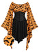 HALLOWEEN GOTHIC BAT EMPIRE TAILLENKLEID