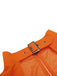 Orange 1950er Halloween Kürbis Swing Kleid