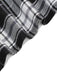 1950er Langarm Patchwork Swing Kleid