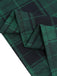 GRÜNES LANGARM PATCHWORK SWING KLEID