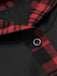 Schwarzes 1950er Kariertes Swing Kleid