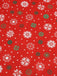 1950er V-Ausschnitt Patchwork Weihnachts  Kleid