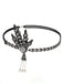 1920ER FRANSENPERLE QUASTE STRASS STIRNBAND
