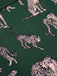 GRÜNER JAGUAR VINTAGE HALFTER EINTEILIGER BADEANZUG