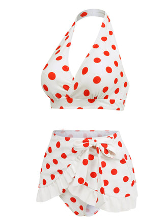 RETRO POLKA DOTS BIKINI SET & SCHÜRZE