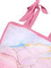 2PCS 1950er Rosa Print Badeanzug & Cover-Up