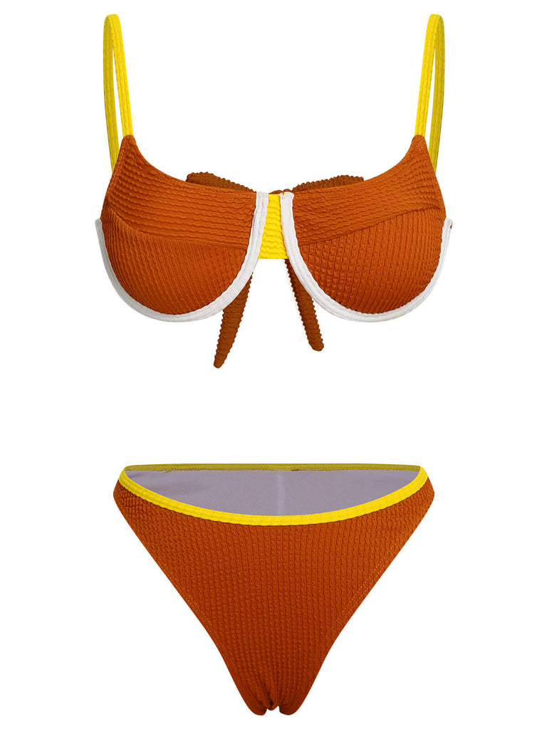 1940er Rückenträgern Gestrickter Bikini