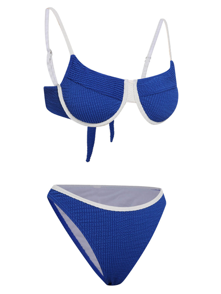 1940er Rückenträgern Gestrickter Bikini