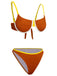 1940er Rückenträgern Gestrickter Bikini