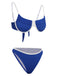 1940er Rückenträgern Gestrickter Bikini