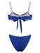 1940er Rückenträgern Gestrickter Bikini