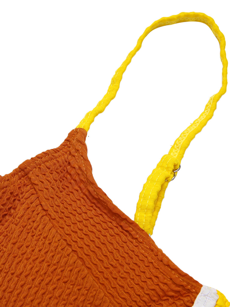 1940er Rückenträgern Gestrickter Bikini