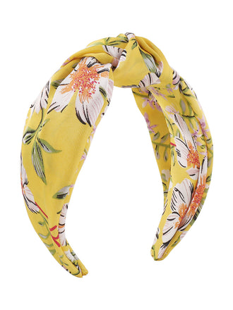 Retro Floral Knotted Bowknot Stirnband
