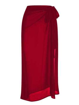 Retro Solide Chiffon Sonnenschutz Cover Up